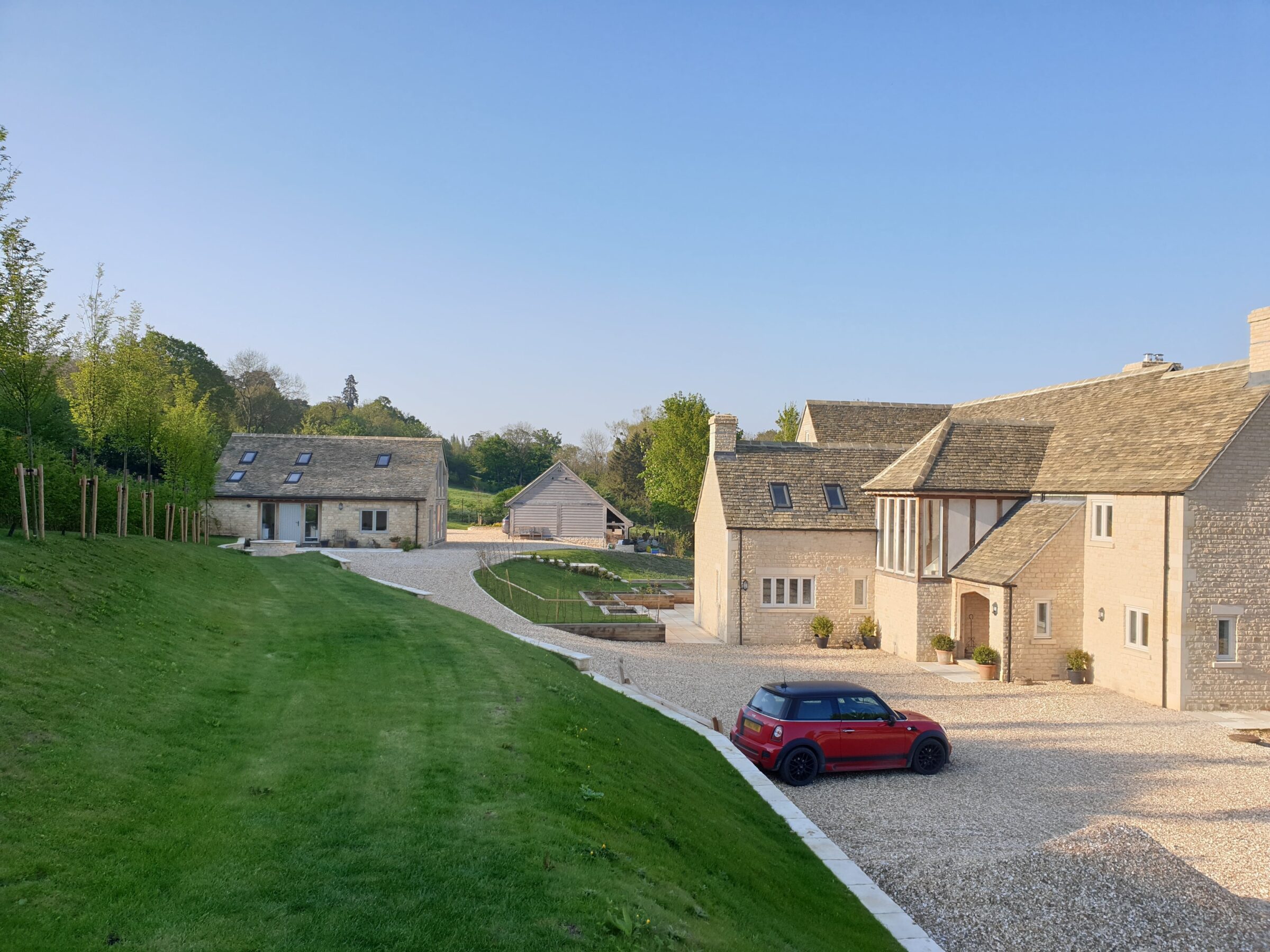 Upper Bottomley house and outbuildings